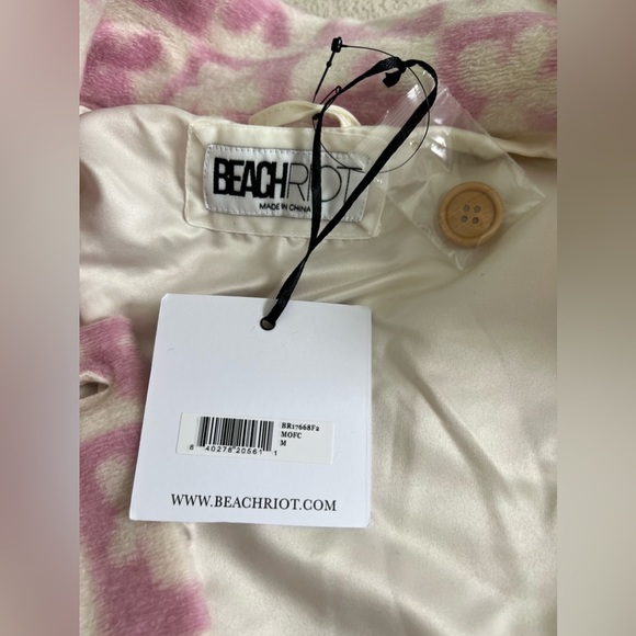 BEACH RIOT Skye Jacket in Mod Flower Check. Never worn. Size Medium. - Picture 2 of 4